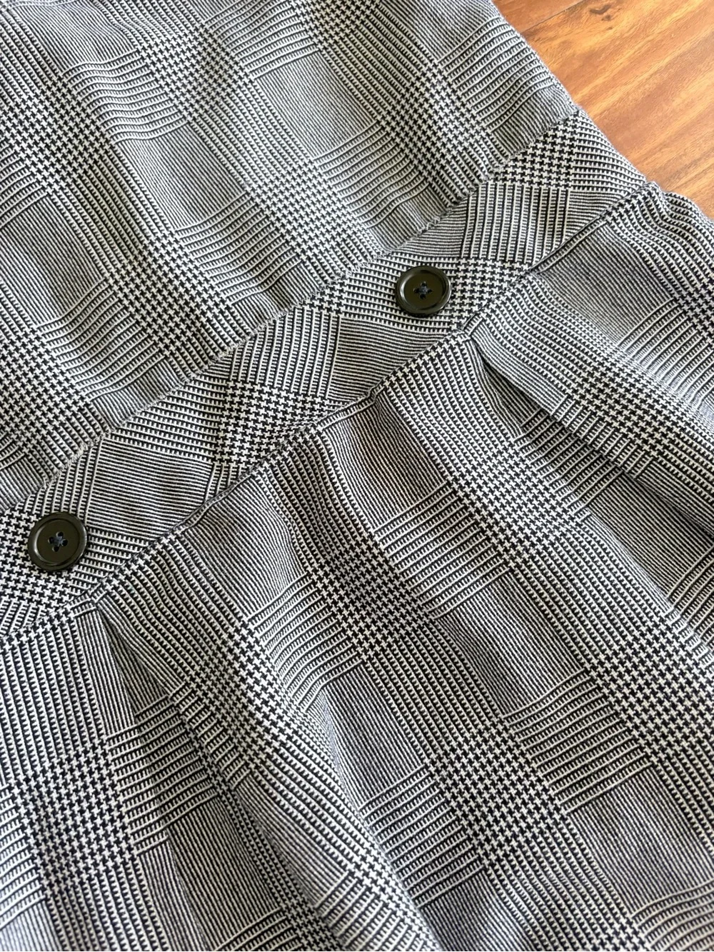 Lot Of 2 Lands' End Kids Girls Classic Plaid Jumpers Plaid School Uniform Size